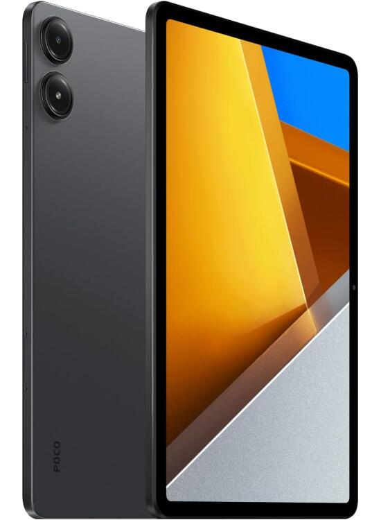 XIAOMI Poco Pad Tablet 12.1 Pulgadas, 8 GB RAM + 256 GB ROM, 2024 Android Tablet WiFi, resolución de 1600 x 2560, Pantalla de 120 Hz, batería de 10000 mAh, Carga rápida de 33W (Gris) (Gris)