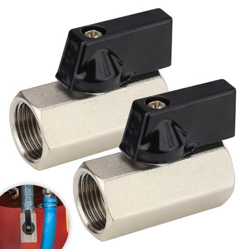 Análisis Técnico de la Mini Válvula de Bola de Latón 0XBIT de 3/8 Pulgadas