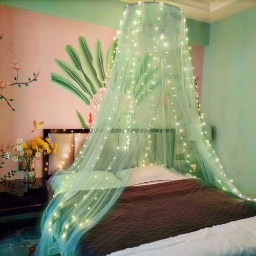 Transforma la habitación infantil en un espacio mágico con el dosel Eimilaly Verde