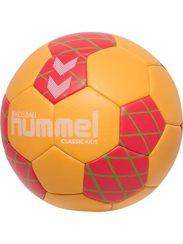 Hummel, HmlCLASSIC Kids HB - Balón de Balonmano para niños, Color Naranja, Rojo y Verde