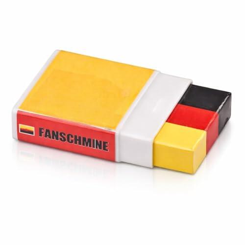 3 lápices de maquillaje para fans de Alemania, negro, rojo, amarillo (oro), como decoración, decoración de fiesta para fútbol, fútbol Copa Mundial 2026