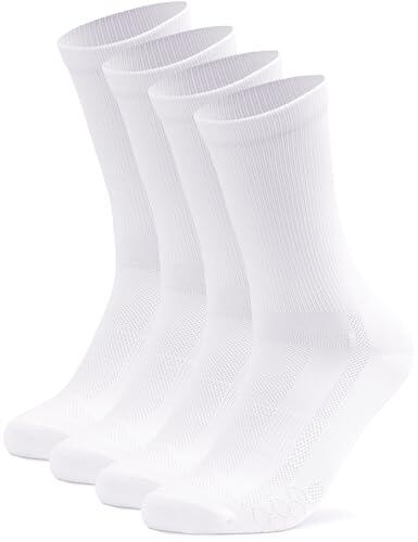 Occulto Calcetines Ciclismo para Hombre & Mujer 2 Pares (modelo: Eddy) 2 X Blanco 43-46