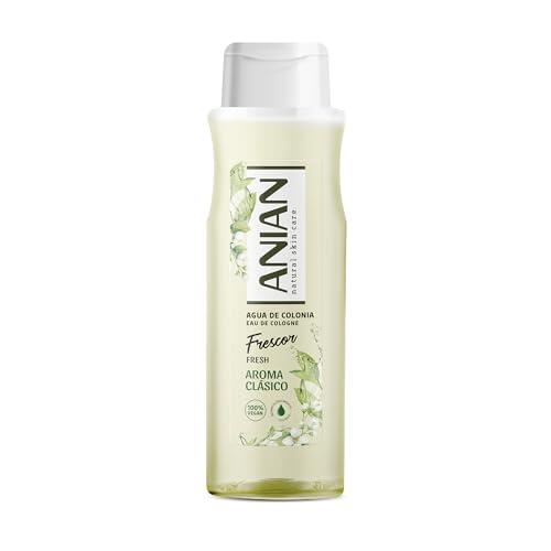 ANIAN - Agua de Colonia Frescor, 750 ml, Eau de Toilette, Aroma Fresco y Clásico, Agua Fresca Pensada para Toda la Familia, Colonia Niños y Adultos, Apta para Veganos
