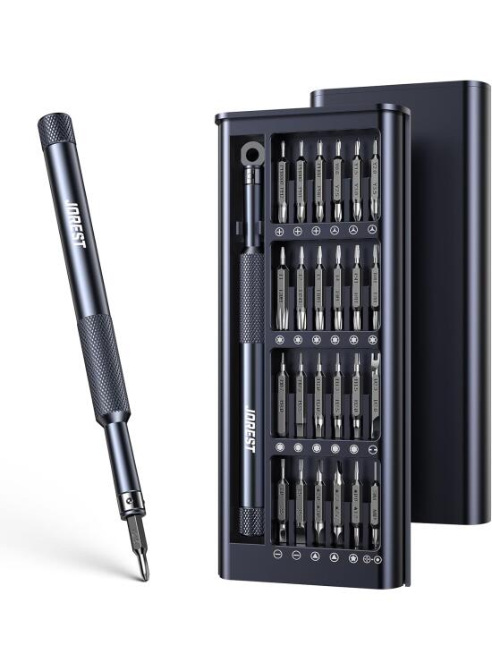 JOREST 52 EN 1 Juego de Destornilladores Precision, Kit de Herramientas Portátil con Torx T3 T4 T5 T6 T7 T8 T9 T10, Triwing Y00, P2/P5, etc, para Macbook, Switch, PS4, PS5, Xbox, PC, Laptop, Gafas