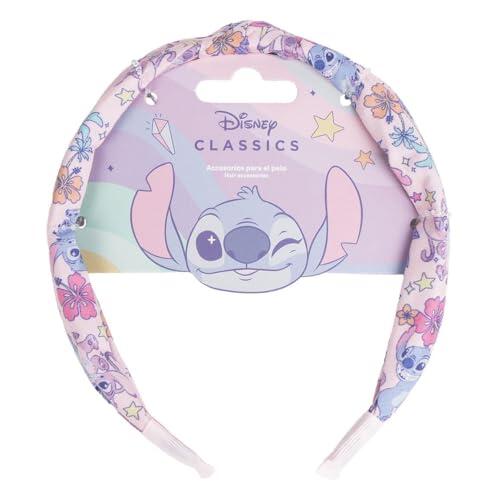Diadema de Disney Stitch con estampado de puntadas para niñas