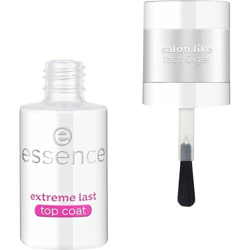 Essence Top Coat Extreme Last, De Larga Duración, Suavizar, Proteger, Brillante (8Ml)