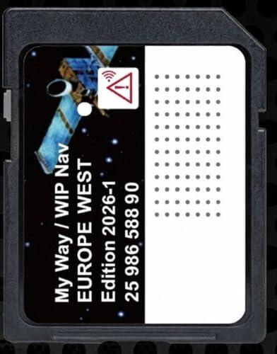 Tarjeta SD Navegación GPS Europa 2026-1 Compatible con RNEG WIP Nav o MyWay Citroen Peugeot