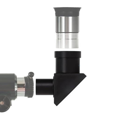 Espejo Diagonal 1.25 Pulgadas 90 Grados, Ángulo de Visión de 90°, Con Lentes Totalmente Recubiertas para Observación Celeste y Terrestre
