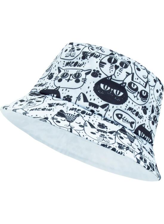 Lunukopi Sombrero de pescador Sombrero de cubo Unisex Sombreros de Sol para Sombrero de Bucket Plegable Sombrero de Pescador