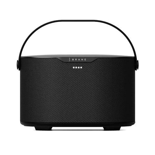 Brane Audio Brane X Altavoz inteligente, altavoz Bluetooth inalámbrico portátil, subwoofer RAD interno, reproducción de 12 horas, resistente al agua IP57