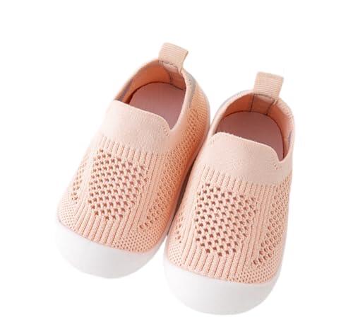 Zapatillas Primeros Pasos niño niña (Rosa, Sistema Tallas Calzado EU, Niño (0-5 años), Números, Mediano, 18)