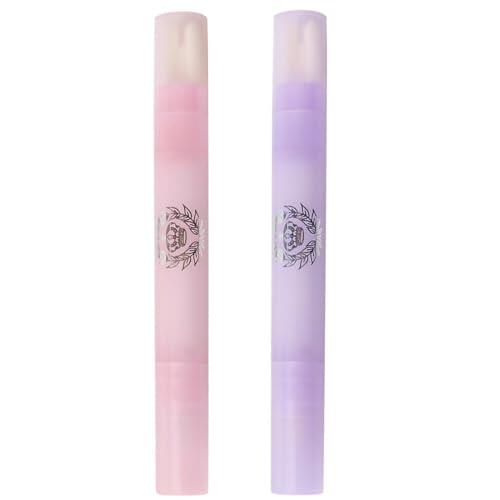 QEDBOJE 2 unidades Pluma Correctora de Esmalte de Uñas, Herramienta de Corrección, removedor, Eliminación de Errores de Uñas