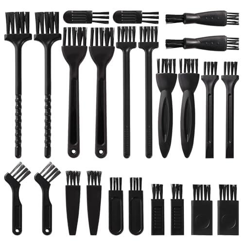 YIXISI 24 Piezas Juego de Cepillos de Limpieza para Maquinilla de Afeitar, Cepillo de Limpieza para Afeitadora Eléctrica, para Eliminar los Restos de Barba y el Polvo