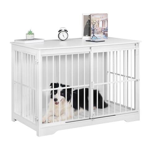 Mueble y refugio canino: Análisis completo de la mesa auxiliar y jaula Hzuaneri de 110 cm