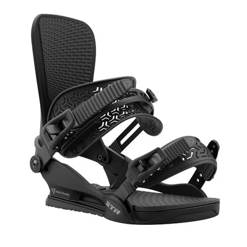 Union STR - Fijaciones para tabla de snowboard, talla L, EE. UU. para hombre 10.5-13, color negro