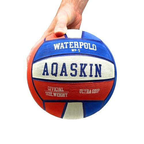 AQASKIN - Balón de Waterpolo (Tricolor, Talla 5)