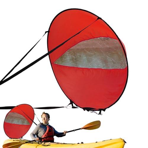 Vela de viento para kayak,Vela de viento para tabla de remo,Velas de windsurf plegables Accesorios para kayak | Tabla de remo de viento para Kayak multiusos, sombra para canoa, barco inflable, yate