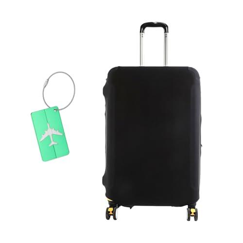 Shengxi Cubierta de Equipaje, Funda de Maleta Elástico Funda Protectora de Maleta de 18-32 Pulgadas Viaje Maleta Funda Protectora Funda de Equipaje con 1 Etiqueta para Equipaje (M:22-24 Inches)
