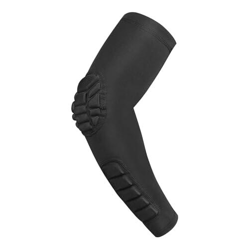 Jemora Mangas acolchadas para antebrazo y codo, funda protectora para brazo de compresión, almohadilla protectora para tiro de baloncesto
