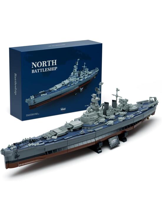 Ingeniería Naval en Bloques: Un Modelo de Acorazado para Coleccionistas