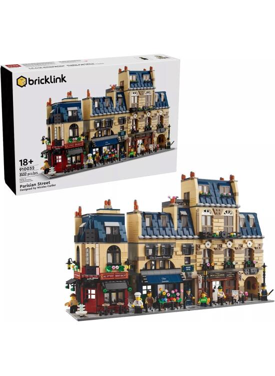 Recreación Urbana de Estilo Haussmann: Un Kit de Construcción LEGO