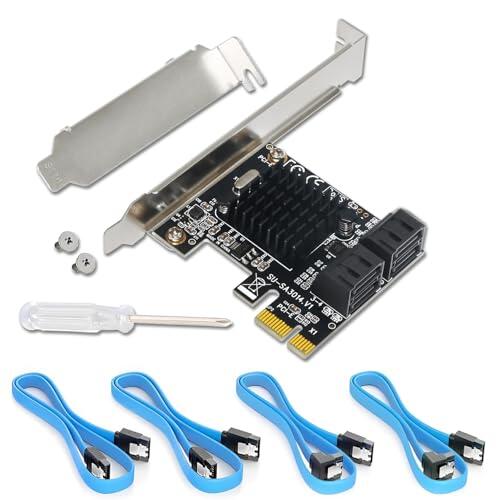 Ampliación de almacenamiento en PC: Guía de la tarjeta PCIe a SATA de 4 puertos
