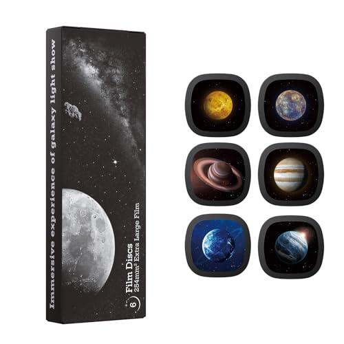Ainael Galaxy Disco para proyector – Diapositiva Ultra HD Compatible con el proyector Ainael Galaxy y Modelos SKE-TKQ01 & BL-DQY02 (Pro Version) – Set de 6 Discos (Solar System)