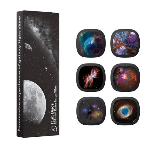 Ainael Galaxy Disco para proyector – Diapositiva Ultra HD Compatible con el proyector Ainael Galaxy y Modelos SKE-TKQ01 & BL-DQY02 (Pro Version) – Set de 6 Discos (Nebula A)