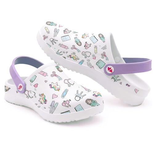 Nurse is Love Zuecos Sanitarios - Calzado de Trabajo para Enfermería | Regalos y Accesorios