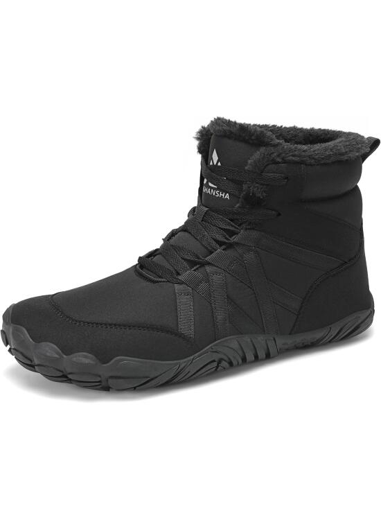 Mishansha Barefoot Botas Invierno Hombre Mujer Calentitas Botines de Nieve Cómodas Antideslizante GR.36-48