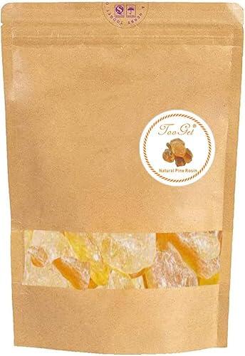 TooGet 2 kg de goma de colofonia de pino, goma de colofonia de pino para envolturas de cera de abejas, roca de goma de colofonia en forma de pepita, bolsa de colofonia de pino para lanzamientos de
