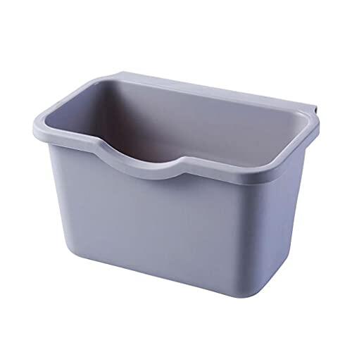 HUANIZI Cubo de basura pequeño para colgar en la encimera o debajo del fregadero, para armario, baño, dormitorio, oficina, camping