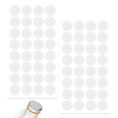 64 filtros autoadhesivos de papel de arte, 20 mm, discos de filtro sintéticos, repelentes al agua, a prueba de polvo, transpirables, para el cultivo de hongos