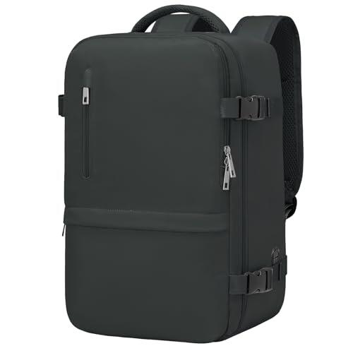 Xkdoai Mochila 40x30x20 Mochila Viaje Cabina Avion Mochila de Viaje para Ryanair Equipaje de Mano con Bolsa Antirrobo Bolsillo de Botellas para Viaje Corto