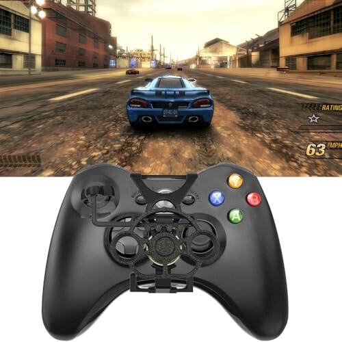 BeisDirect Mini volante de impresión 3D para controlador de juegos inalámbrico XBOX 360 Accesorios de repuesto auxiliares para controlador XBOX 360