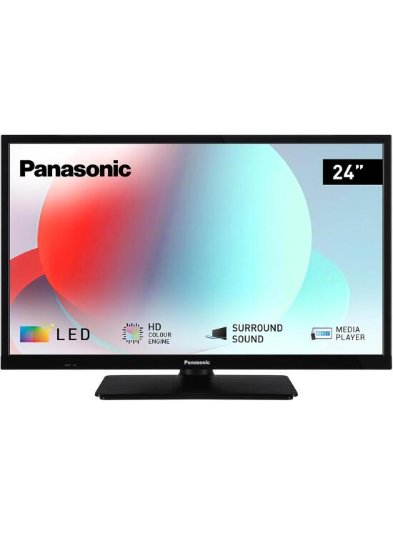 Panasonic TS-24N30AEZ, TV LED HD Serie N30 24 Pulgadas, 2024, Reproductor Multimedia USB, Alto Contraste, Triple HD, HDMI, Montaje En Pared, Marco Delgado, Experiencia Visual Excepcional