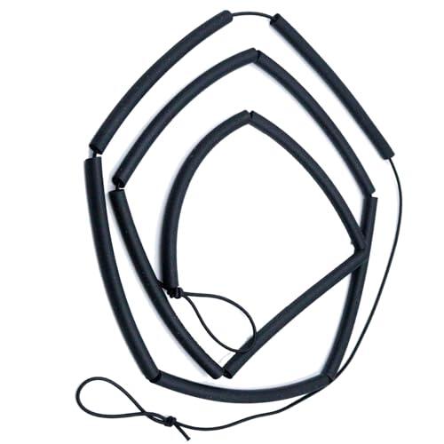 Barra Salto De Altura, 2.5m Barra De Entrenamiento De Salto Alto, Barra Elástica De Salto De Altura, Decuado Para Atletas Principiantes Que Practican Salto De Altura y Salto Con Pértiga (Negro)