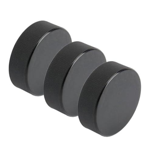 IKOPFLN 3 PC Rubber Hockey Pucks para Hockey Hielo