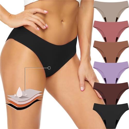 riou Bañador Menstrual Niña Adolescentes Bikini Menstrual Baño Traje De Baño Menstruals Mujer Bragas Mujer Cómodas y Suaves Bikinis (FR/ES, Letras, S, Regular, Regular, Negro)