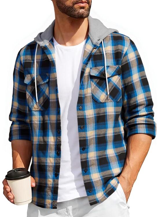 Análisis de la Camisa Casual con Capucha para Hombre