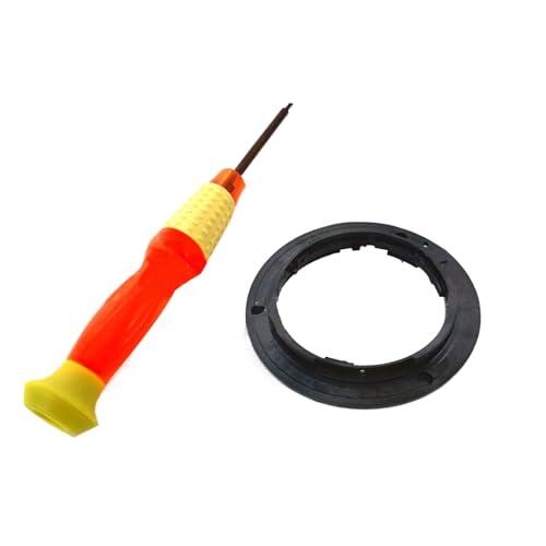 NOLOWY Anillo de montaje de lente de cámara para Nikon 18-55 mm, 18-105 mm, 55-200 mm, con herramienta de reparación, juego de destornilladores de repuesto