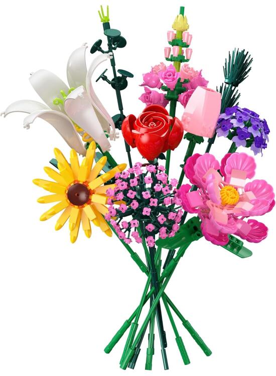 Un Regalo que Florece para Siempre: Análisis de un Ramo de Construcción