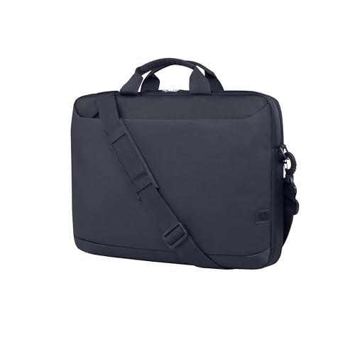HP Maletín Everyday para Portátil de 16", Fabricado con Poliéster Reciclado 600D, 12L, Compartimiento Acolchado, Resistente al Agua, Correa de Hombro Extraíble, Gris