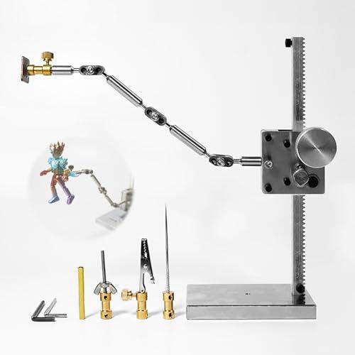 YHJLZNA Sistema De Aparejo De Armadura De Acero Inoxidable,Kit De Armadura De Animación Stop Motion,Accesorios para Animación Stop Motion,5 Accesorios(Size:10.2in)