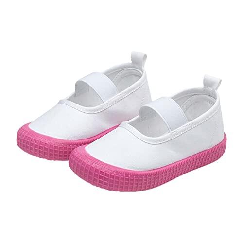 Zapatillas deportivas para niñas y niños, zapatillas para niños pequeños, zapatos planos, zapatos de lona para niñas, zapatos de lona para bebé, suela suave, zapatos informales, deportes al aire libre