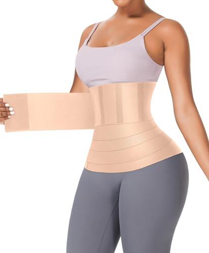 FeelinGirl Bandage Snatch Wrap Cintura Entrenador Cinta, Corsé Lumbar Soporte Vendaje Deportivo, Faja Waist Trainer