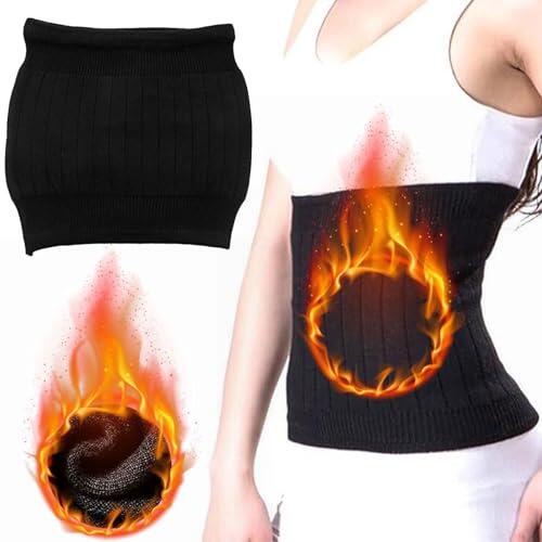 Comioke Calentador de Espalda,Cinturón de Calor para Lumbares,Cinturón Calentador de Invierno,Faja Lumbar Caliente para Hombres Mujeres para Cintura de Apoyo Caliente Dolores Menstruales