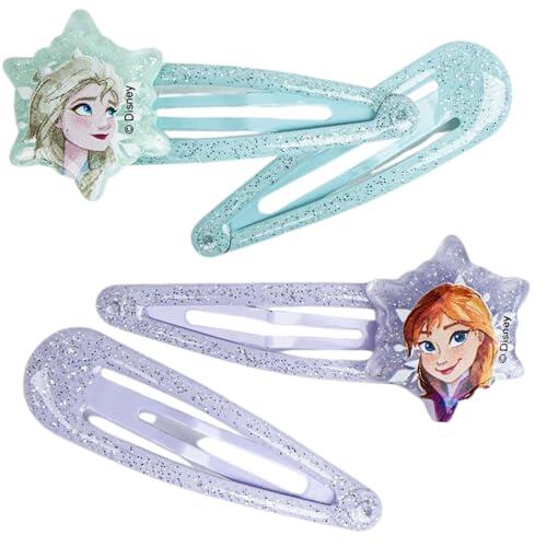 ACCESORIOS PELO CLIPS 4 PIEZAS FROZEN