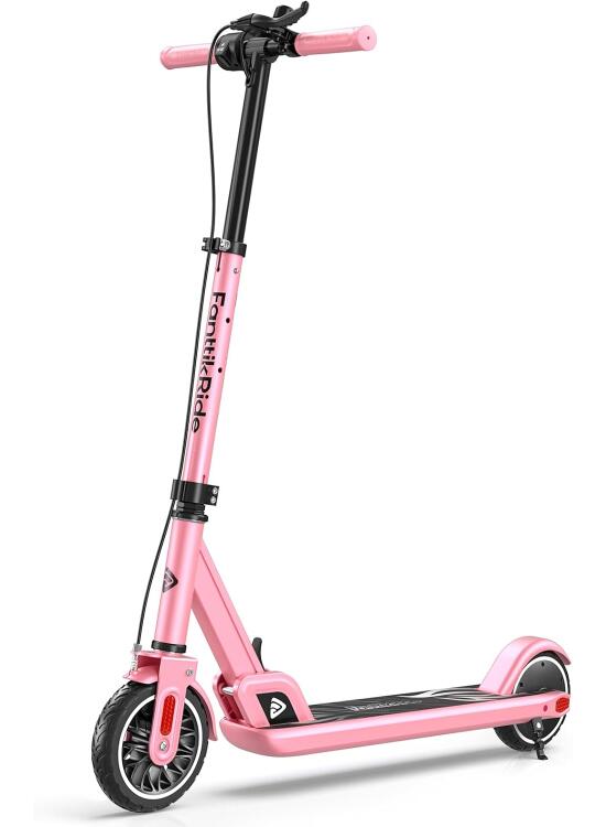 FanttikRide T9 Patinete Eléctrico para Niños de 1,3 a 1,7 m, Velocidades de 11/16/19 km/h, Indicador LED de Batería, Altura Ajustable, Plegable, Scooter Eléctrico Infantil, hasta 40 Minutos