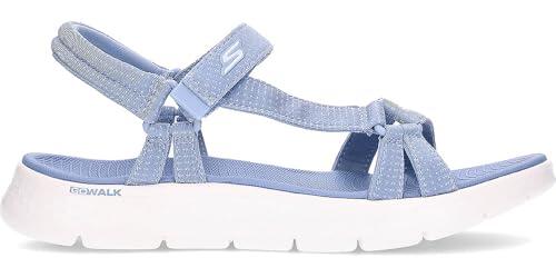 Skechers - GO WALK FLEX SANDAL SUBLIME, Sandalias deslizantes Mujeres, Blue,